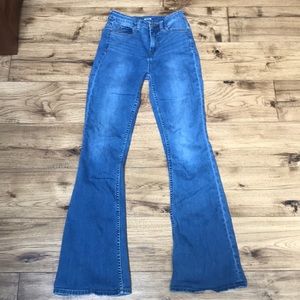 BDG wise flare high rise jean